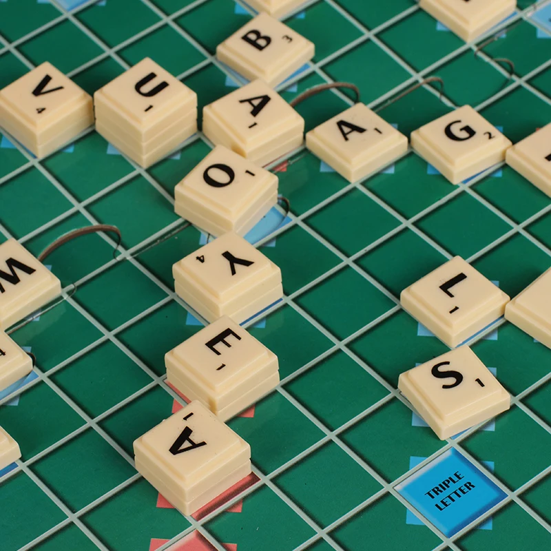 Пластиковая игрушка scrabble английские слова обучение заклинанию обучающая игра