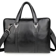Для мужчин из натуральной кожи Портфели путешествия Большая Натуральная Кожа ноутбука Tote Сумочка кожа коровы классический Бизнес сумка