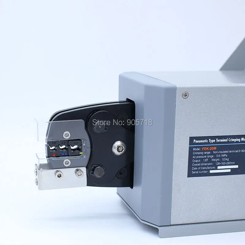 US $278.80 High Quality FEK20M Pneumatic Type Crimping Machine Air Crimper for Different Terminals Cable tools Wire Crimp Tool 0516mm2