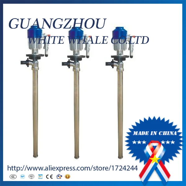 SB 2 1 110L/Min AC electric barrel pump chemical drum pump oil rotary