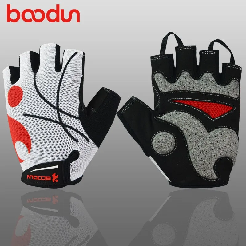 

Boodun Cycling Gloves Summer Breathable Mesh Men Women Half Finger bike bicycle gloves Gel Pad MTB Sport Glove for Kids