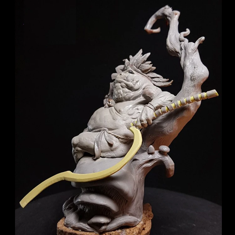 1/24: Король жабы: топад фигурка модели из смолы GK Фантазийная тема несобранный и