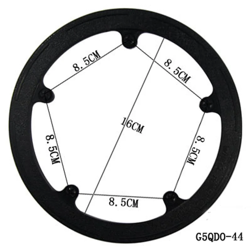 44T пластиковая крышка цепи для колеса, защита цепи, защита Шатунов, защитная крышка, аксессуары для велосипедных Шатунов