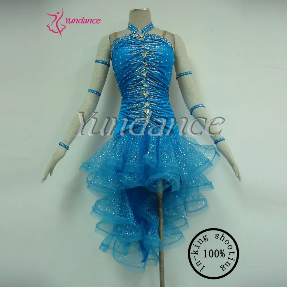 L-12404 Ladies' performance stage latin dress for girls