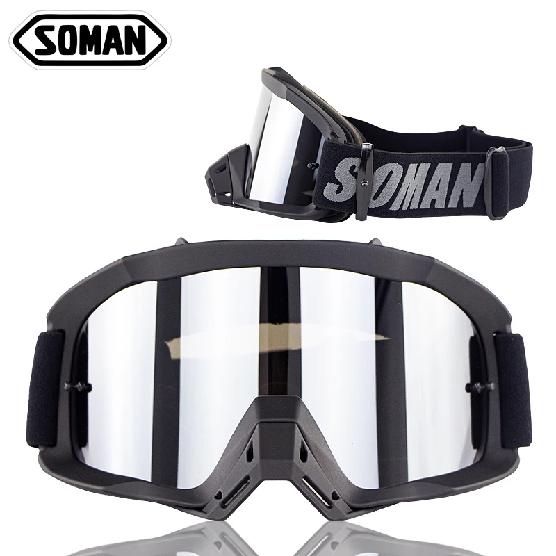 SOMAN мотокросса Occhiali ATV внедорожный Байк Antipolvere Da Corsa очки, мотоциклетные очки MX Occhiali Gafas Moto SM16