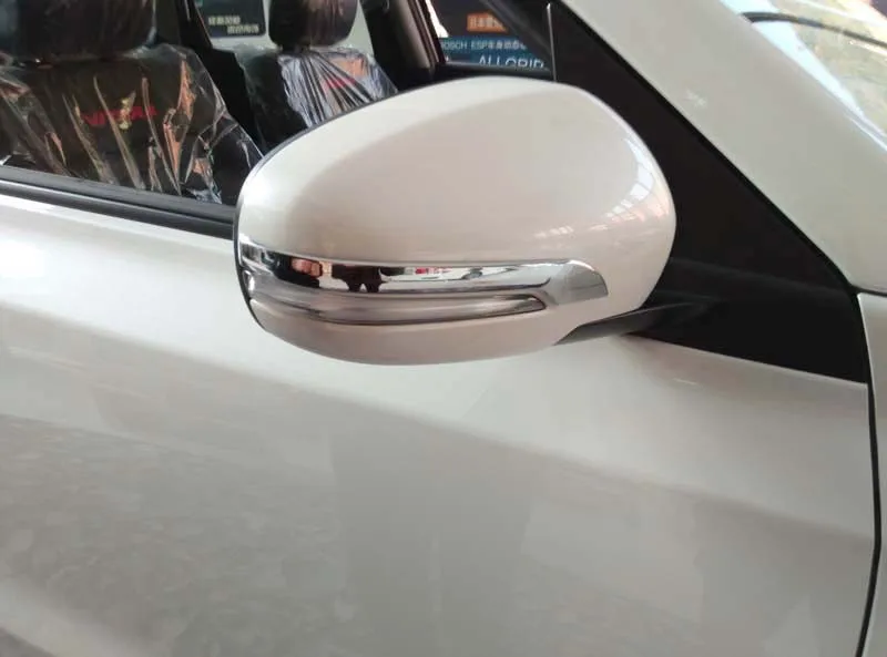 Free shipping ABS chrome design accessories side mirror cover cap trim 2pcs For Suzuki Vitara 2015 2016 (4)