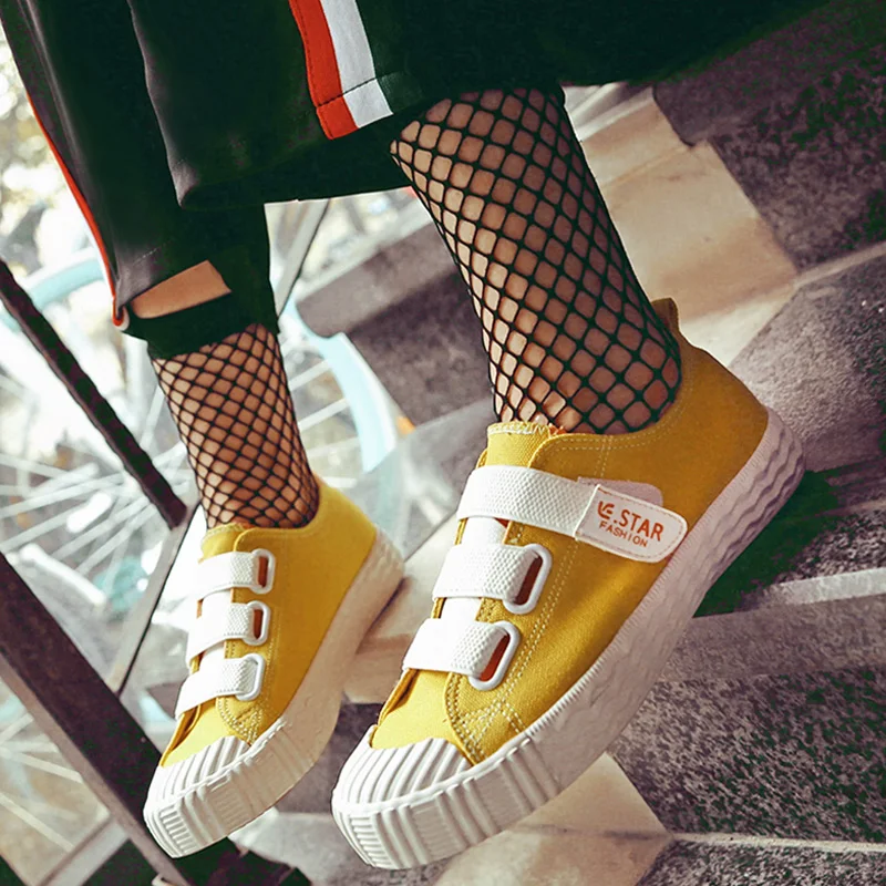 Парусиновая обувь женские кеды без каблука Обувь студентка allmatch Harajuku Обувь для прогулок тапки Белая обувь Скейтбординг