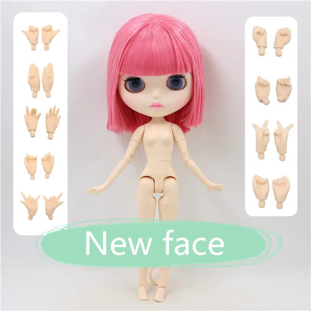 Фабрика blyth кукла 1/6 bjd кукла с одеждой обувь или новое лицо голая кукла 1/6 30 см - Цвет: oily hair