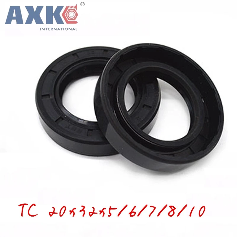 10 шт AXK TC 20x32x5 20x32x6 20x32x7 20x32x8 20x32x10 NBR 20x32 Скелет сальников AXK высококачественное уплотнение Уплотнители для радиального вала