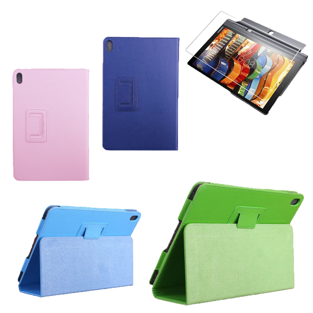 Smart Stand Case For Lenovo A10-70 A7600 Case Stand Litchi PU Hard Holder Shell For Lenovo A7600 A10-70 Tablet Pc Case With Flim
