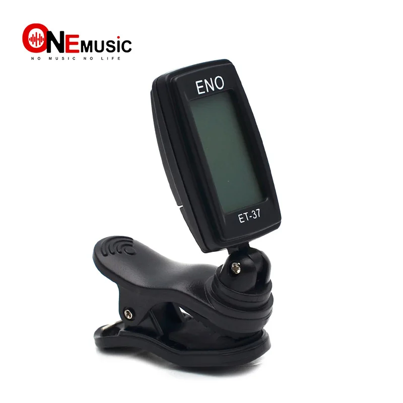 ENO ET 37 LCD Mini Chromatic Guitar Tuner Clip on Electric Guitar Bass