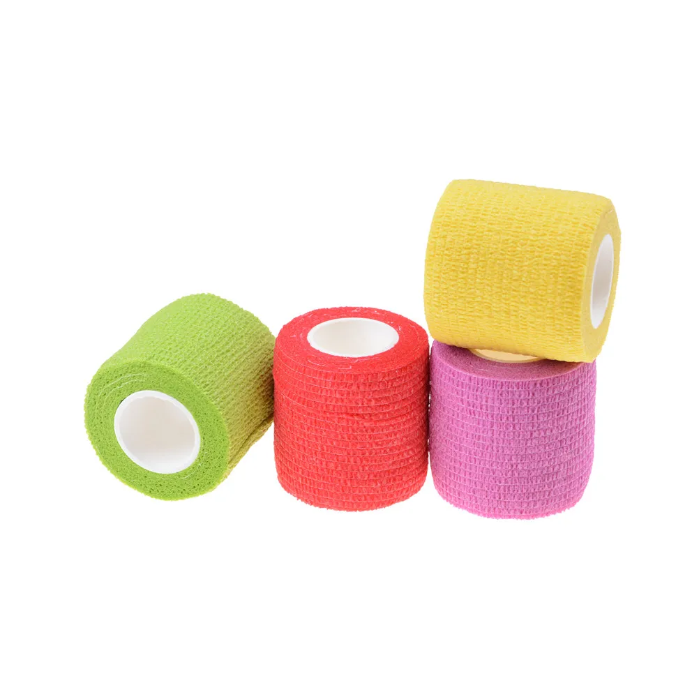 

Self Adhesive Ankle Finger Muscle Care Elastic First Aid Medical Bandage Gauze Tape Wrist Support 5cm Waterproof Breathable