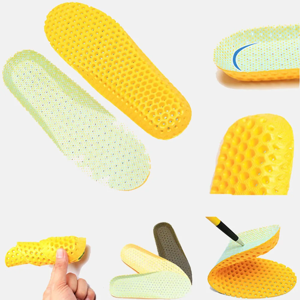 

Stretch Breathable Deodorant Running Cushion Insoles For Feet Man Women Insoles For Shoes Sole Orthopedic Pad Memory Foam