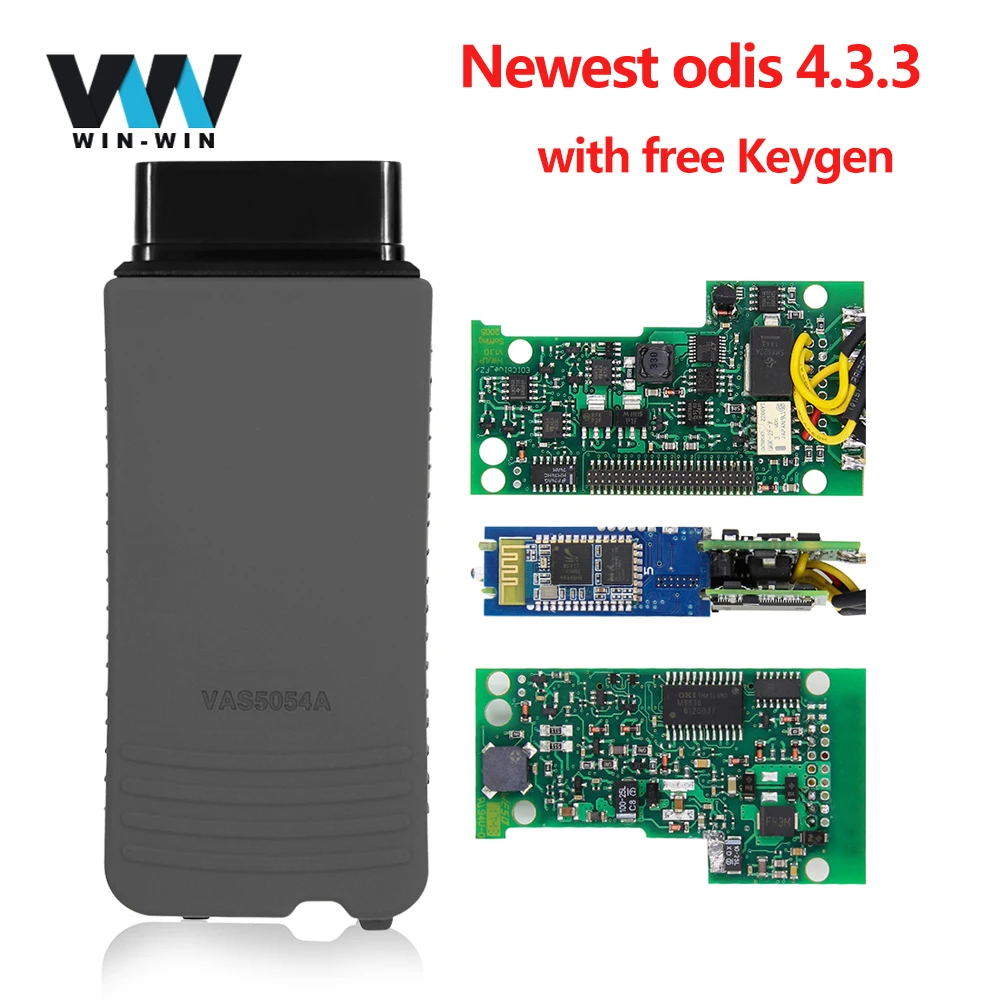 

VAS 5054A Diagnostic Tool ODIS V4.4.10 V4.3.3 For VW For Audi Full OKI Chip VAS5054A Support UDS Protocol OBD OBD2 Car Scanner