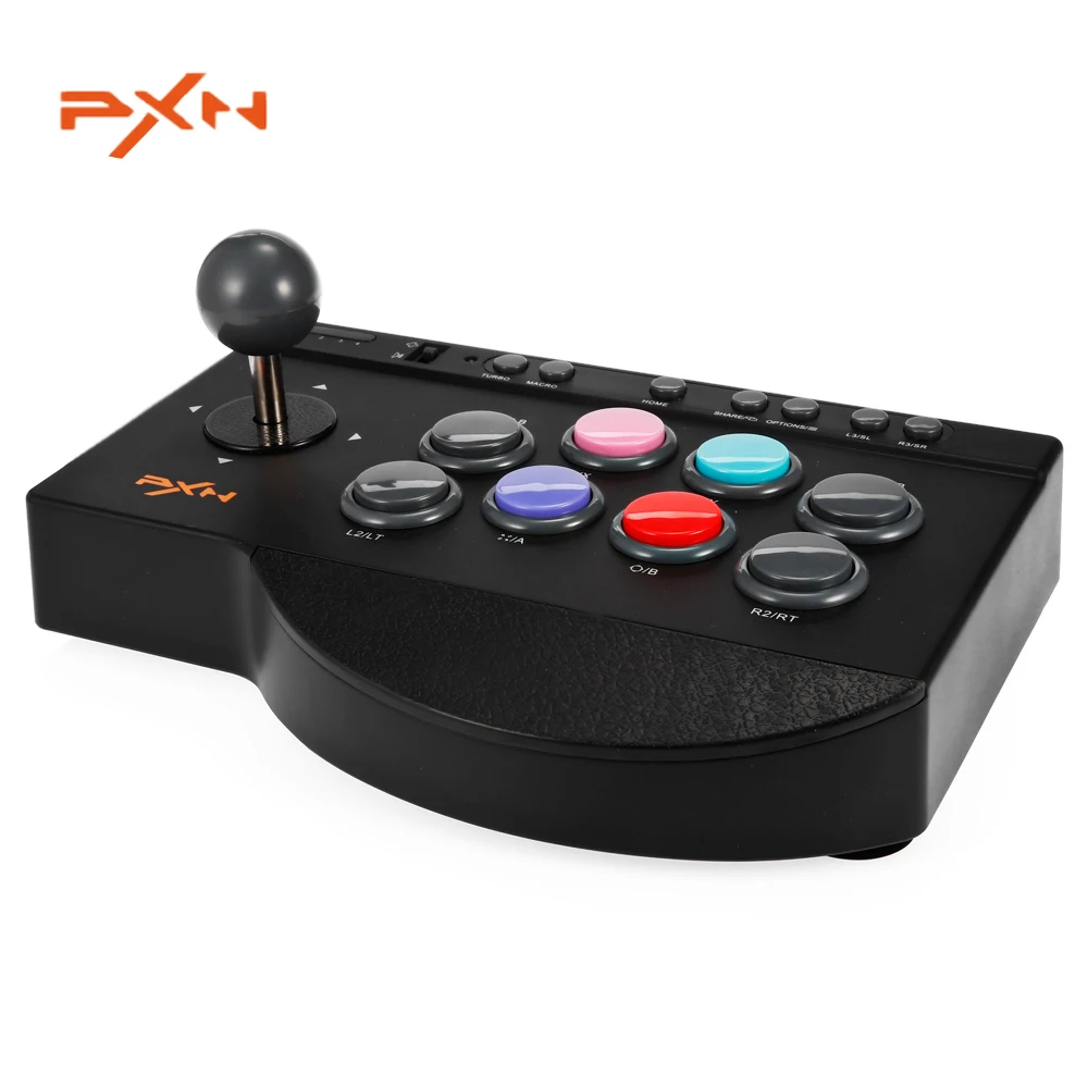 

PXN 0082 Arcade Joystick Game Controller 180CM Wired Gamepad Support TURBO MACRO for PC PS3 PS4 Xbox one Gaming