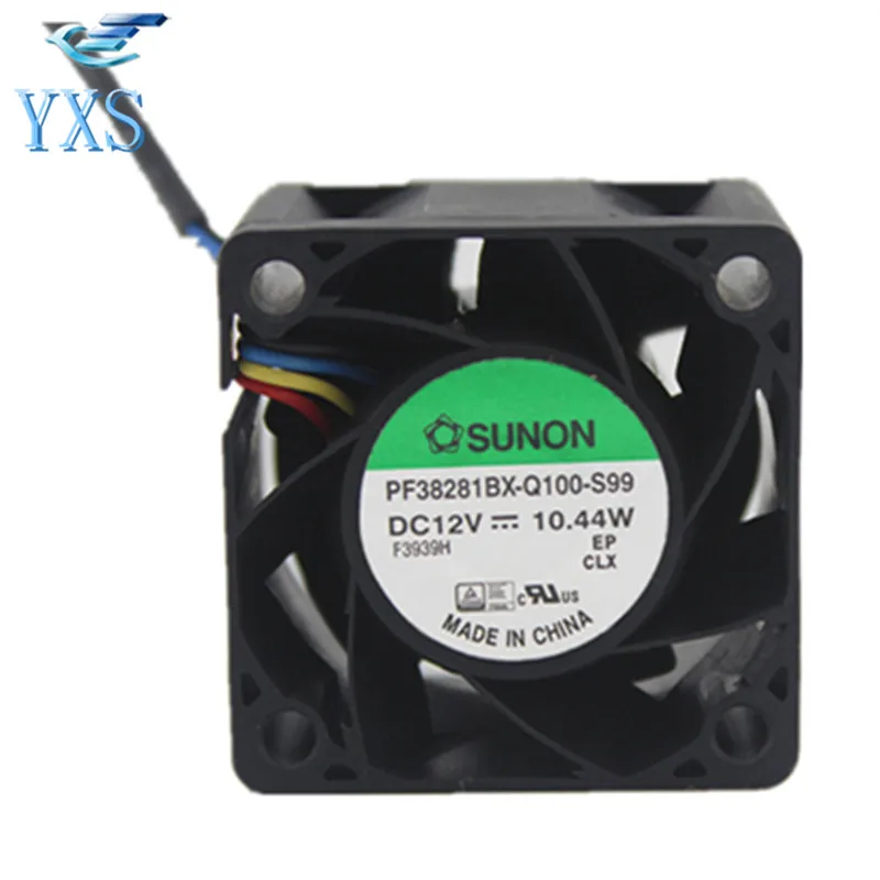 PF38281BX-Q100-S99 DC 12 В 10,44 Вт 4 провода 4010 4 см 40*40*10 мм Большой Air Cooling вентилятор