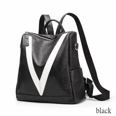 Модный дизайн, женский рюкзак, высокое качество, Молодежные кожаные рюкзаки для девочек-подростков, женская школьная сумка через плечо, рюкзак E79 - Цвет: 1