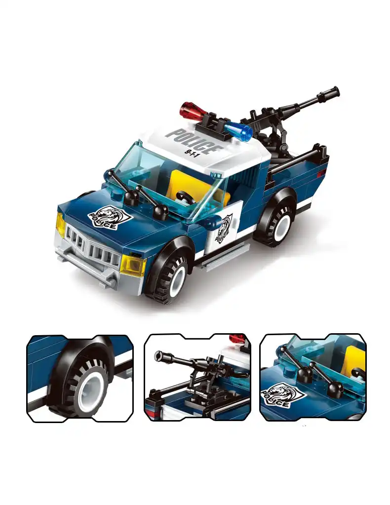 models building toy 1907 city series police swat