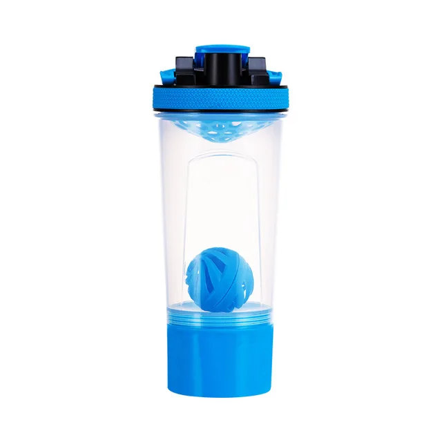 Сывороточный протеин, порошок шейкер бутылки двойное перемешивание Фитнес Спортивная чашка BPA бесплатно прочный мощный кофе мельница встряхнуть чашки+ кружки
