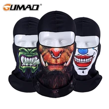 3D Orcs Балаклава с рисунком черепа полная маска для лица теплый шлем лайнер лыжный Пейнтбол Велоспорт сноуборд Байкер тактический для верховой езды защита для лица капюшон