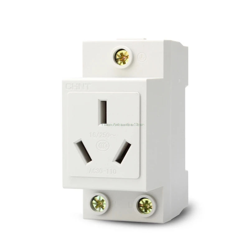 

DIN Rail Mount Modular Power Socket AC250V/10A for Australia Plug