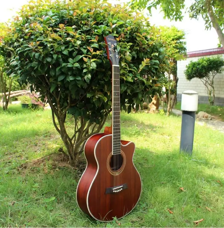 

40 inch corner ballad acoustic guitar novice practice piano all Sapele factory direct wholesale free shipping