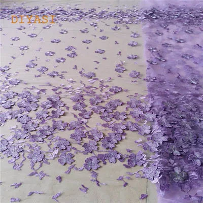fronteiras rendas tecido tule com Apliques pedras 3D 5 quintal