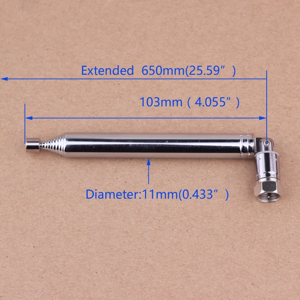 Telescopic Aerial Antenna FM 75 Unbal FOR Tivoli Audio Model 1 2 3 Fashion