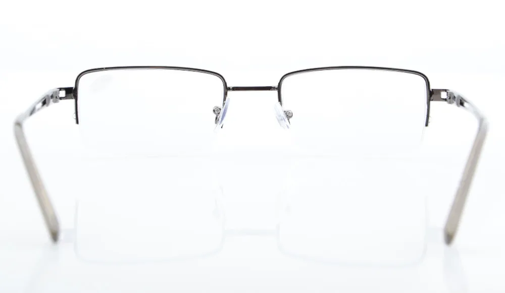 R15014 Mix 5-pack очки для чтения прямоугольные металлические полуободки пружинные петли очки для чтения включают компьютерные очки для чтения