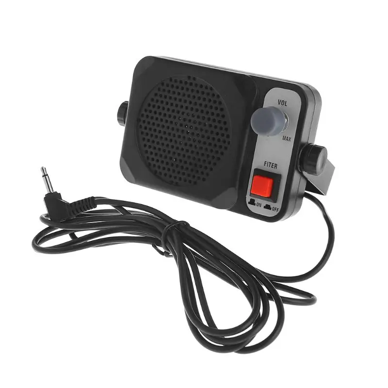 Heavy Duty TS-650 Mini External Speaker for YAESU ICOM KENWOOD CB Radio 3.5MM