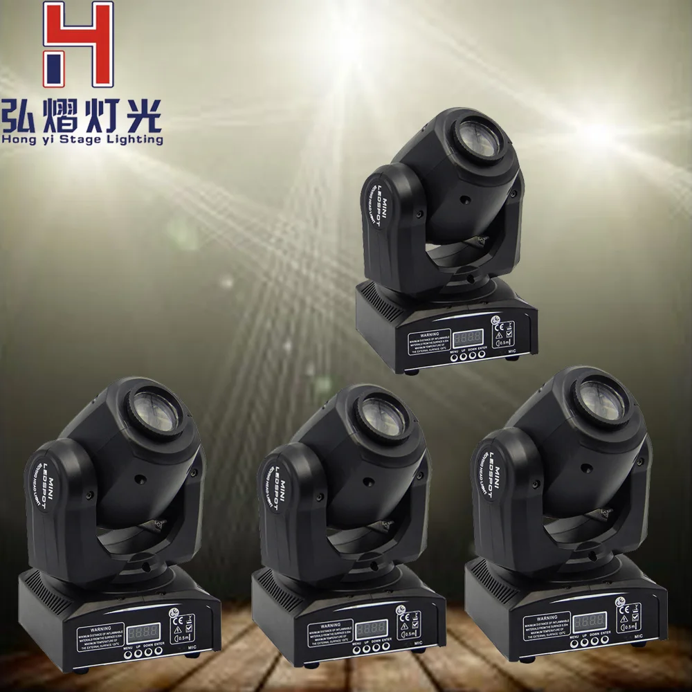 

(4 pieces/lot) 30W led spot moving head gobo beam light disco dj DMX512 rgbw professional stage effect projector