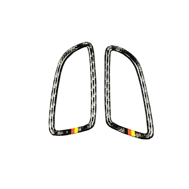 

2019 Carbon Fiber Dashboard Air Condition Vent Outlet Cover Trim Frame For Mercedes C Class W205 C180 C200 GLC Accessories