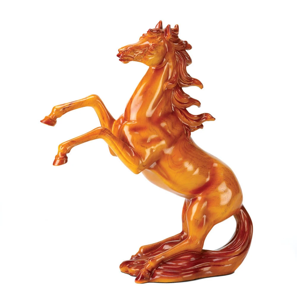 Koehler Faux Wooden Horse Statue