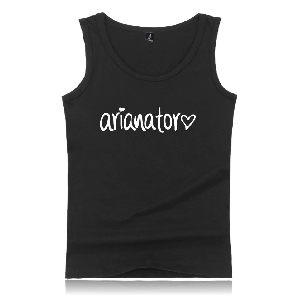 Ariana Grande Fans майка модные рубашки без рукавов бодибилдинг фитнес без рукавов для мужчин/женщин плюс размер 4XL жилет