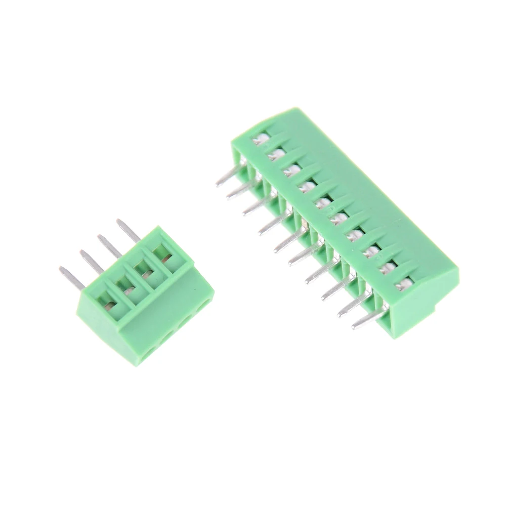 1 шт. 5 мм шаг винтовой клеммный разъем 2 Pin 7 прямой ножка KF128 медные PCB клеммные