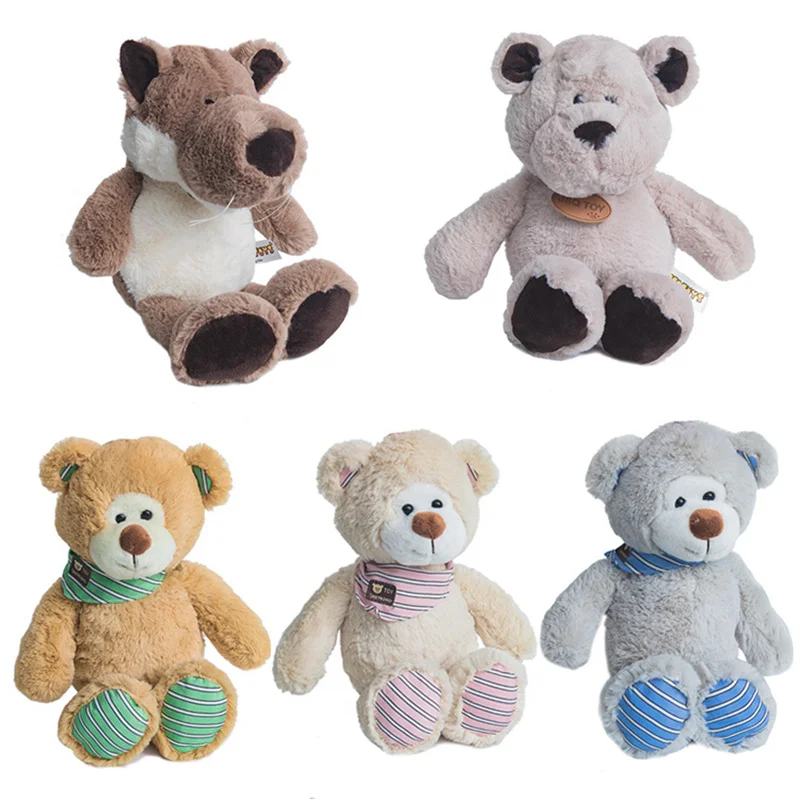 

High Quality Toy Cartoon Soft Teddy Bear Wolf Plush Toys 30/35cm Stuffed Plush Animals Bear Doll Birthday Gift For Children