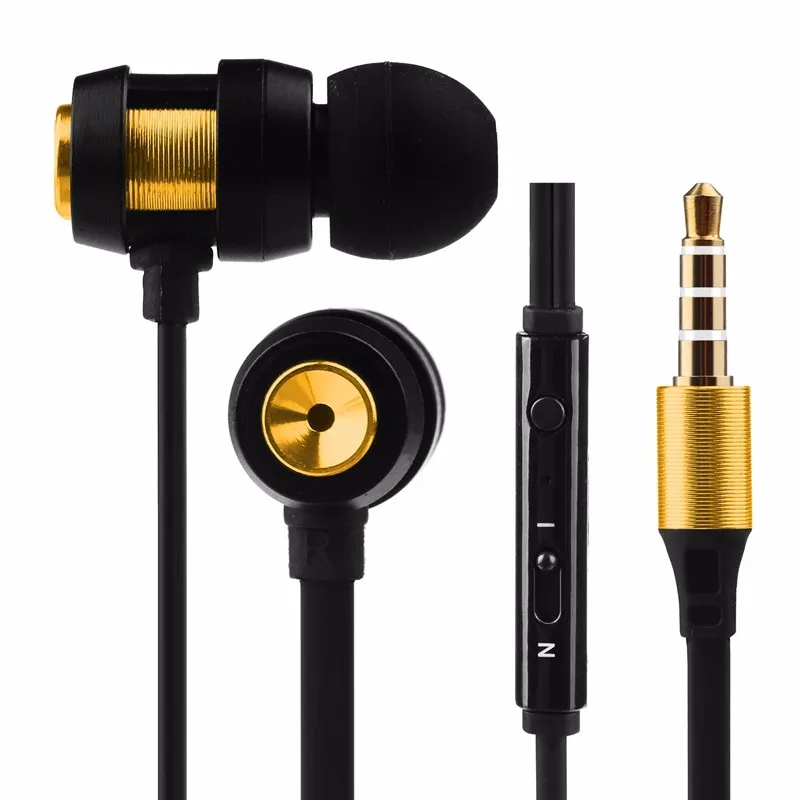 Wired Earphone With Mic Stereo Earphones In-Ear Headset Bass Music Sport Earbuds Noise Cancelling For iPhone 6s Plus Samsung MP3 (9)