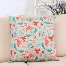 Горячие распродажа, модная обувь Рождество диван кровать домашнего декора фестиваль Наволочки Чехлы для подушек автомобиля Опоры для спины в автомобиль очень здорово