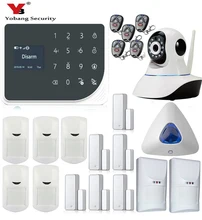 YoBang Security Smart Home Security Alarm System App Control Wireless Security Alarm System Video IP Camera