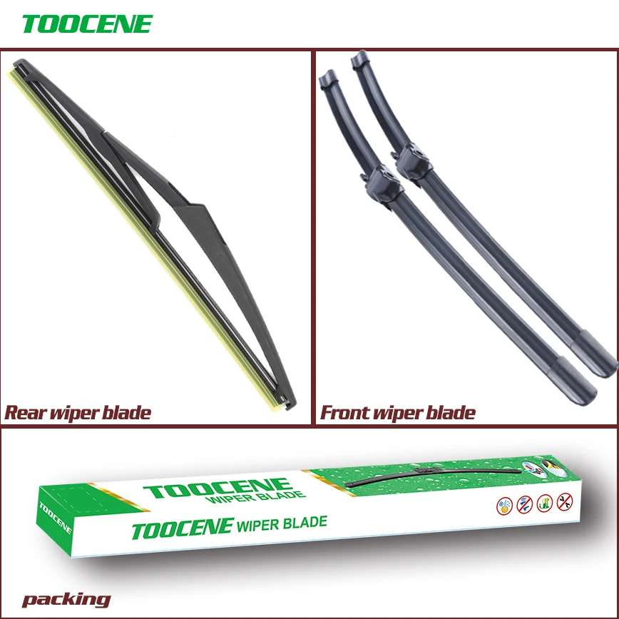 

Front and Rear Wiper blades for Mercedes-Benz SLR R199,( 2004-2010) 26"+26" fit side pin type wiper arms