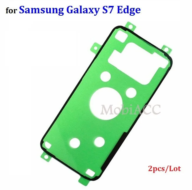 2 шт./лот клейкая наклейка на заднюю крышку для Samsung Galaxy S7 Edge Наклейка запасные