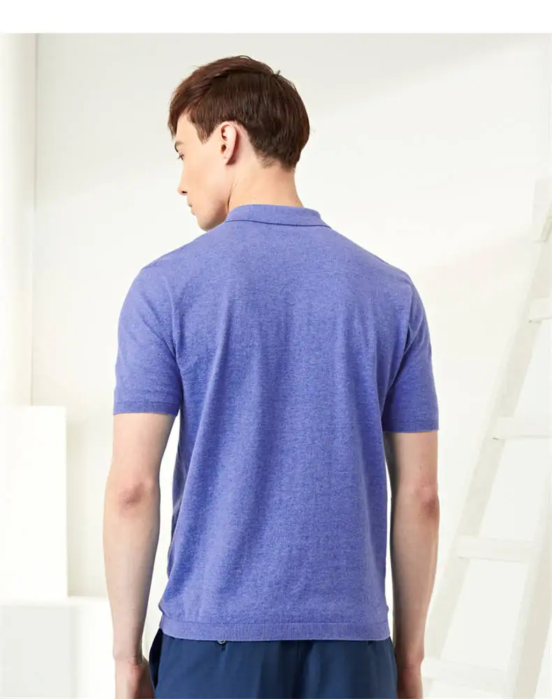 13Colors Summer Polos Men Sweater Quality Combed Cotton Knitted Short Polo Male Tees Top Pullover Large Plus Size 4XL Muls Brand 11