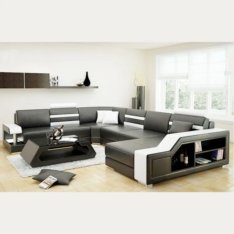European Style Custom Size Leather Sofa Set 7 Seater Living Room Sets Aliexpress European Style Custom Size Leather Sofa