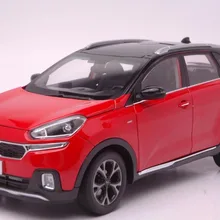 1:18 литая под давлением модель для Kia KX3 Красный внедорожник сплав игрушечный автомобиль миниатюрная Коллекция подарков