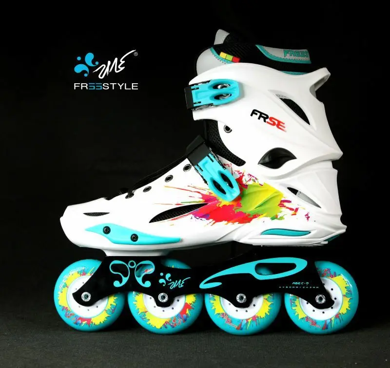 free shipping inline roller skates FS M1 PU wheel ABEC 9 bearingwheels
