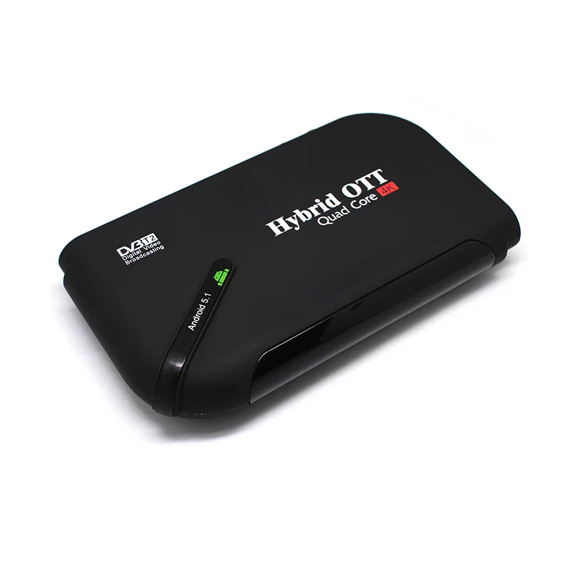 Android tv BOX с DVBT2 Amlogic S905X четырехъядерный ТВ-приемник два в одном Встроенный несколько приложений поддержка 4K дисплей ТВ-приставка