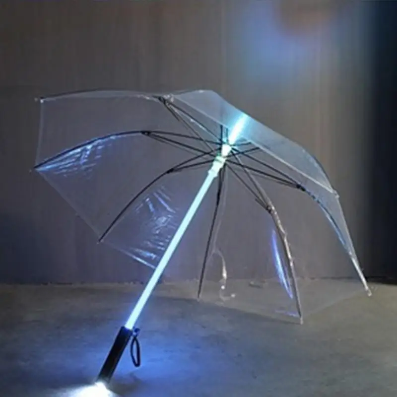 Venta caliente regalos de navidad LED paraguas Star paraguas mujeres Flash luz paraguas noche Multicolor - AliExpress