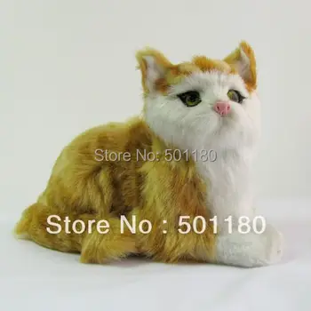 

free shipping home ornament cat sculpture ornament cat love cat for home decoration