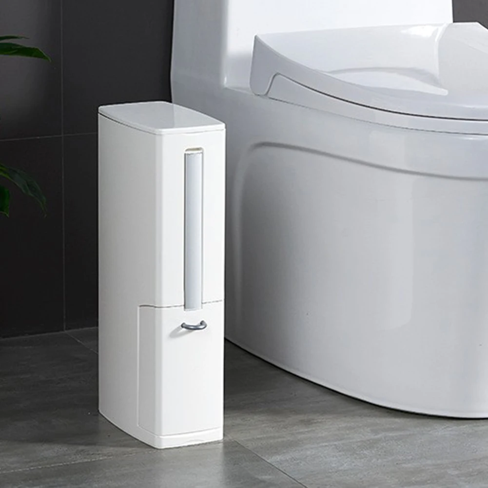 Алюминиевый сплав ванная комната мусорный бак туалет щетка Интегрированный держатель для хранения коробка поставки аппаратные средства инструменты