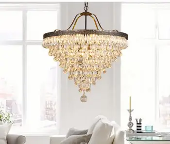 

Crystal combination Pendant Lights Nordic European style living room restaurant bedroom modern minimalist American country SJ53